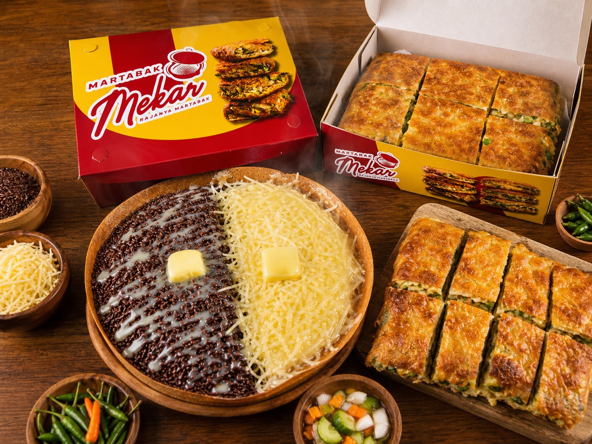 Martabak telur dan martabak manis Martabak Mekar